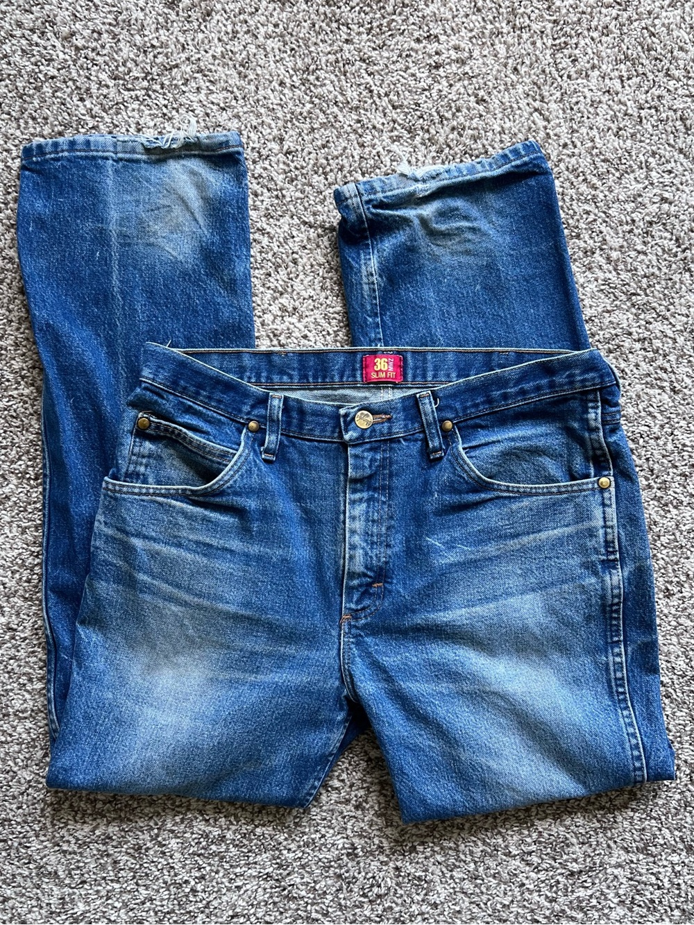 Wrangler men's 36mwz jeans slim fit - size 34/30